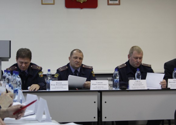 Участники круглого стола в ГИБДД по г. Кемерово